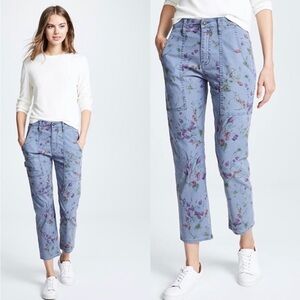 Hudson The Leverage “Utility Floral" High Rise Ankle Cargo jeans. NWT! Size: 29